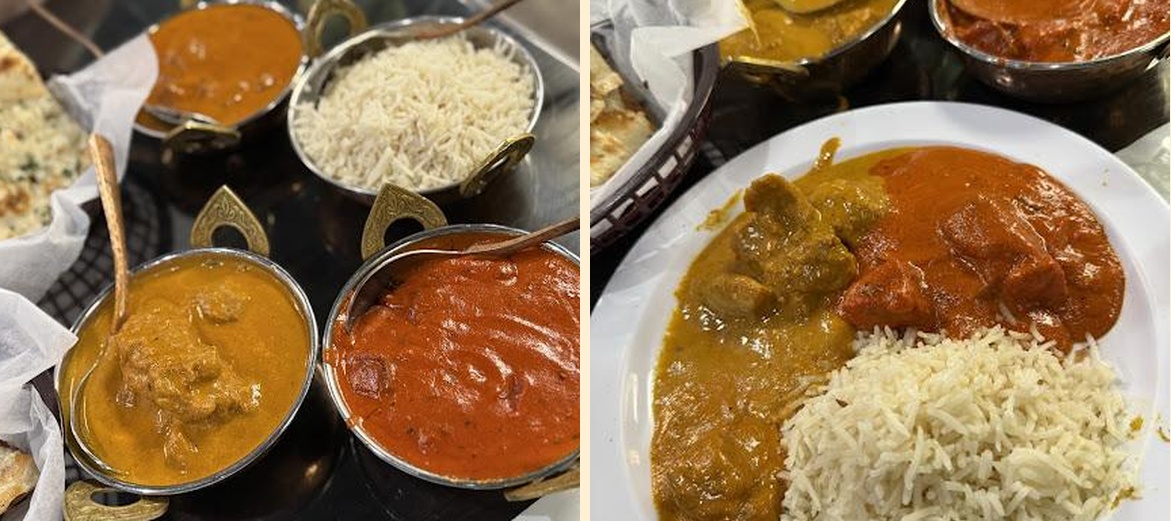 Taj Cafe Fontana CA Menu