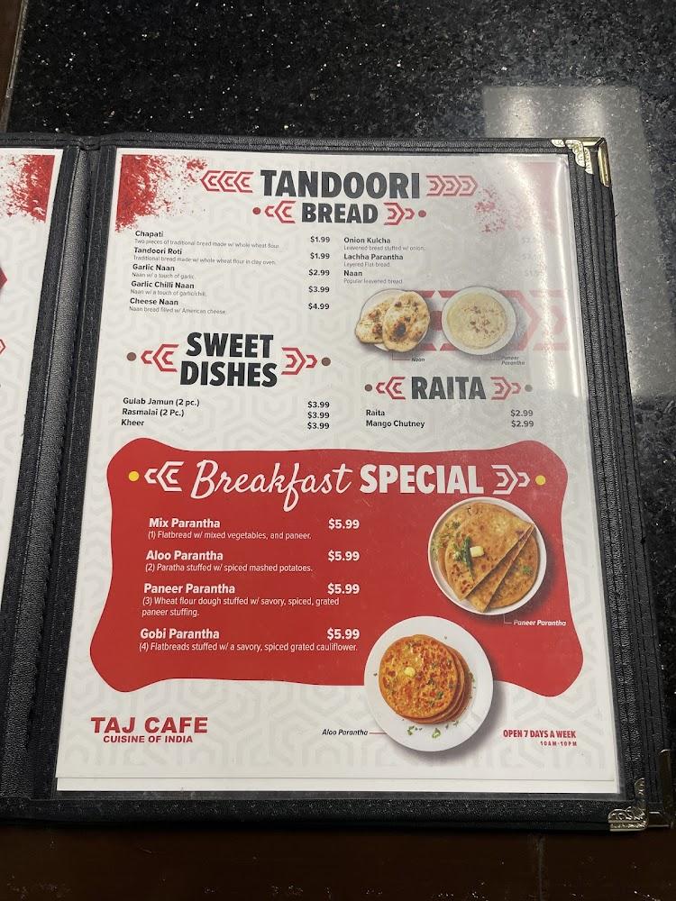 Taj Cafe Fontana CA - Menu Scan 4